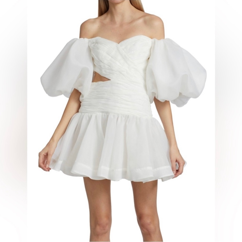 Aje Myriad White Dress